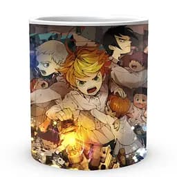 Кухоль GeekLand The Promised Neverland Обіцяний Неверленд Норман Емма Рей та діти NV 02.449 330 мл білий - мініатюра 2