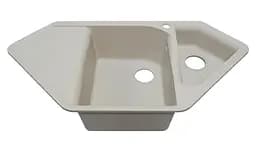 Кухонна мийка Adamant Spirit 1000x500x225 Бежевий ivory 359223 - мініатюра 2