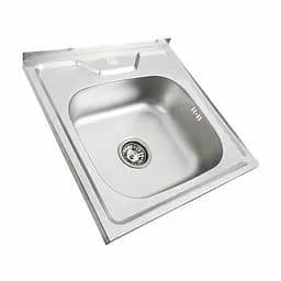 Кухонна мийка з нержавіючої сталі Platinum декор 5050 (0,7/160 мм), Decor - мініатюра 5