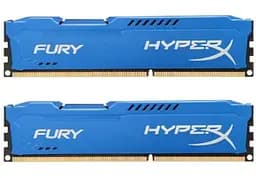 Модуль памяти HyperX DDR3 8Gb (2x4) Kingston Fury 1600 Mhz (HX316C10FK2/8) Б/у