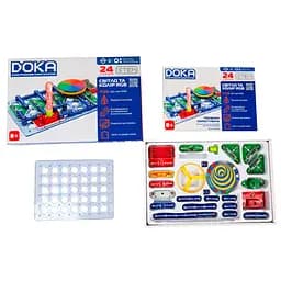 Конструктор електронний DOKA "СВІТЛО ТА КОЛІР RGB" DOKA D70700 - мініатюра 4