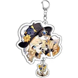 Брелок Genshin Impact Navia Caspar акриловий 5 см