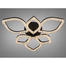 Потолковая светодиодная люстра Diasha MX4773-5SBK черная 73 Вт 5 плафонов акрил