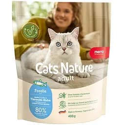 Сухой корм Mera Cats Nature Adult Trout (Forelle) с форелью для взрослых кошек всех пород 400 г