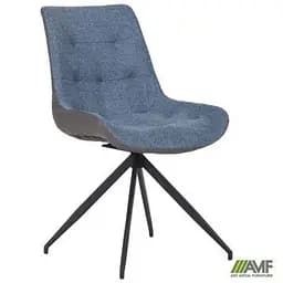 Стілець Art Metal Furniture Aurora чорний/меланж океан (545805)