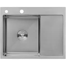 Кухонная мойка Kroner KRP Gebürstet - 6350LHM (3.0/1.0 мм) (CV031320)