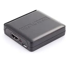 Адаптер PowerPlant HDMI - VGA+R/L, чорний (CA911493) - мініатюра 2