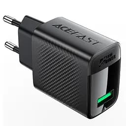 МЗП Acefast A90 QC3.0 18W (1USB-A) Black - мініатюра 2