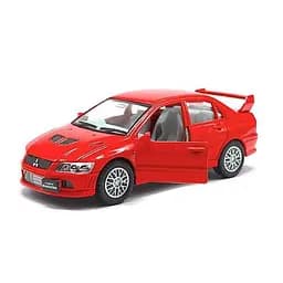 Колекційна машинка Mitsubishi Evolution VII KT5052W (Red) масштаб 1:42 Kinsmart
