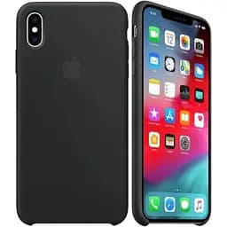 Оригінальний силіконовий чохол Apple Silicone Case для iPhone XS Max (6.5") Black (MRWE2ZM/A)