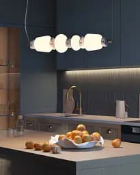 Підвісний світильник, люстра Nowodvorski 11700 Ceramic Horizontal LED 1x22W 3000K 1750Lm IP20 білий - мініатюра 3