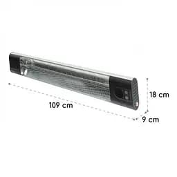 Інфрачервоний обігрівач Blumfeldt Silver Bar 3000 (10034206) - мініатюра 2