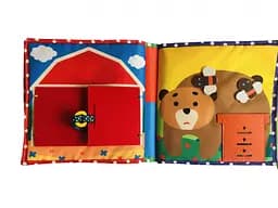 Текстильна розвиваюча книга для малят Bambini "Поні" 403679 - мініатюра 4
