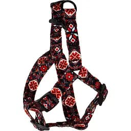 Шлея для собак Lucky Pet Вишиванка Бандерівська капронова 45-64х2 см