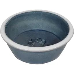 Миска керамическая Lucky Pet для собак и кошек 350 мл голубовато-серая