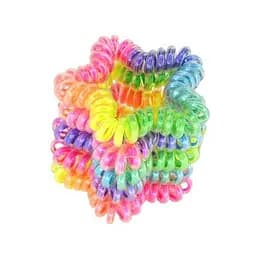 Резинка-пружинка для волос Звездочка La-beauty 0308-865, 10 штук