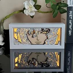 Світильник нічник 3D Берсерк Гріффіт Berserk Griffith 20 см NL3D B GR