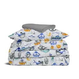 Дитяча постільна білизна Cosas SUBMARINE WORLD CS5 110х140см (SubmarineWorld_El80-53Graphite_140)
