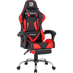 Крісло ігрове Defender Pilot, 60мм поліуретан, Black/Red (64354) - мініатюра 7