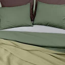 Плед-покривало Cosas Knitted Braid Olive косичка 200х220 см (Blanket_76Olive_KnittedBraid_200x220) - мініатюра 2