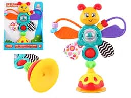 Брязкальце Метелик на присосці, 25 см, прорізувач, гризунок HB0042