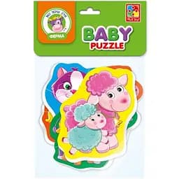 Детские пазлы Vladi Toys Baby Puzzle Мама и малыш (VT1106-97)