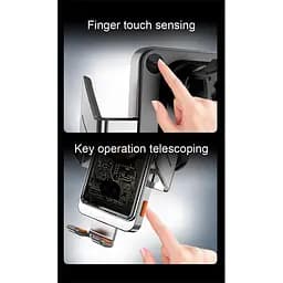 Тримач Auto open-close Transparent Wireless Charger T11 15W - мініатюра 2