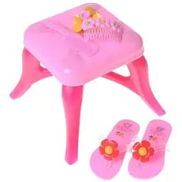 Игровой набор бижутерии со стульчиком и туфельками ID167