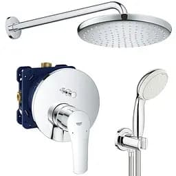 Душова система прихованого монтажу із змішувачем Grohe Eurosmart New Tempesta 250 UA26416SC3, Хром