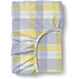 Простирадло Cosas на резинці фланель 80х160 sunrise tartan, жовтий (Flannel_SunriseTartan_80x160x20)
