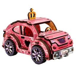 Дерев'яний 3D конструктор Turbo Princess Puz-00969, 70 деталей - мініатюра 5