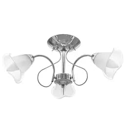 Люстра стельова Brille в спальню E14 40W CH (LK-574C/3)