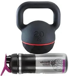 Шейкер спортивний BlenderBottle SportMixer Flip 20oz/590 мл Navy (SM 20oz Navy) - мініатюра 3