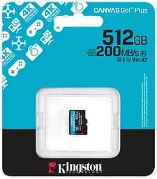 Kingston Карта пам'яті Kingston microSD 512GB C10 UHS-I U3 A2 V30 R200/W160MB/s - мініатюра 4