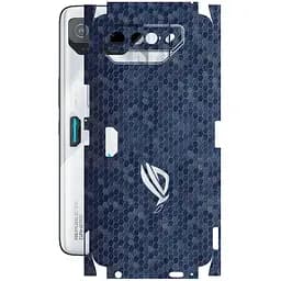 Захисна плівка StatusSKIN для Asus ROG Phone 7 Корпус Вініл Соти сині