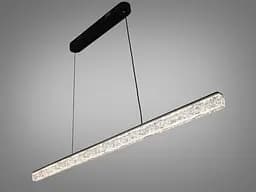 Підвісна LED-люстра Diasha XH1001/1000BK, чорна, 100x4 см, 28 W - мініатюра 3