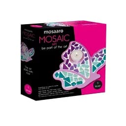 Дитячий набір для творчості кришталева мозаїка Підсвічник-Метелик Mosaaro MA1004