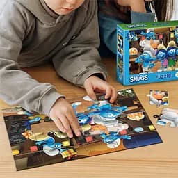 Дитячий пазл "Вечірка Смурфів" DoDo Toys 200661, 20х27 см картина, 30 елементів - мініатюра 4