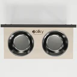 Hollky Flex L — регульовані миски на підставці для великих собак (2 × 1.8 л) - мініатюра 4
