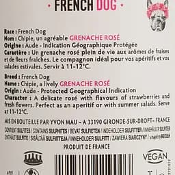 Вино French Dog Igp Aude, рожеве, сухе, 0,75 л (917856) - мініатюра 6