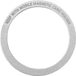 Стальная пластина DK для MagSafe Ring Letter на скотче (Кольцо О/white)