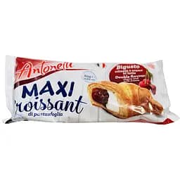 Круасани Antonelli Maxi Cherry & Milk з вишнево-молочною начинкою 8 шт.