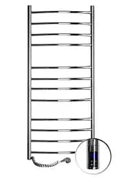 Електрична рушникосушарка Navin Камелія 480x1200 Sensor ліва з таймером 10-007133-4812, Хром, Ліве, Електронний