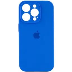 Чохол Epik Silicone Case Full Camera Protective AA для Apple iPhone 15 Pro 6.1 Синій/Capri Blue