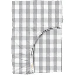 Простирадло Cosas на резинці 90х200 gray check, сірий (GrayCheck_90x200x20)