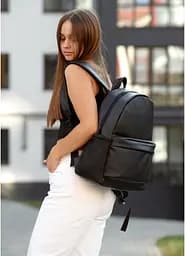 Жіночий рюкзак Sambag BRIX PJT CLASSIC чорний 40 x 27 x 15 см (11711001) - мініатюра 2