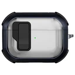 Футляр протиударний Locking Button для навушників Airpods Pro 2 / Pro Blue