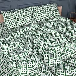 Комплект постільної білизни бязь MIRSON Abstract Green 175х210см (2200013166191)