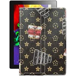 Чехол StatusCASE из экокожи для планшета Lenovo Tab 2 A10-70L 16GB LTE Луи-Витон-коричневый