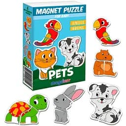 Набір магнітів Magdum Pets 6 звіряток ML4031-34 EN  - мініатюра 2